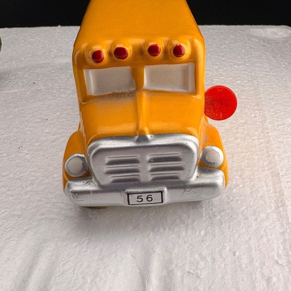 Department 56 Snow Village School Bus & Snow Plow - Picture 5 of 15